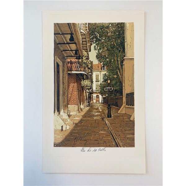 Paul De La Fille hand signed and numbered print