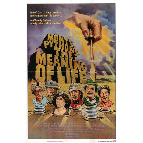 Monty Python's The Meaning of Life original 1983 vintage one sheet poster