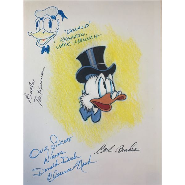 Scrooge McDuck hand drawn sketch