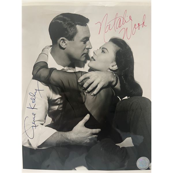 Natalie Wood, Gene Kelly signed movie photo