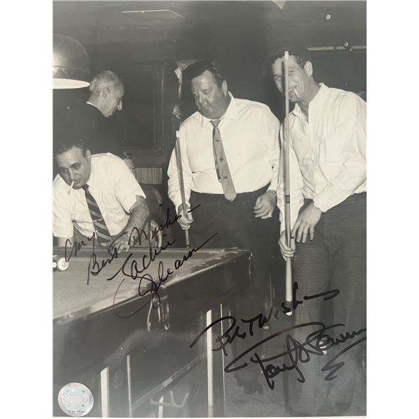 The Hustler Paul Newman, Jackie Gleason signed movie photo