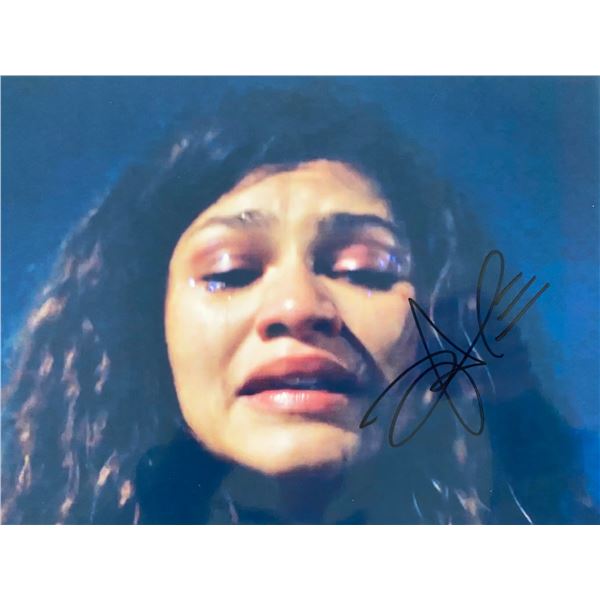 Euphoria Zendaya signed TV photo