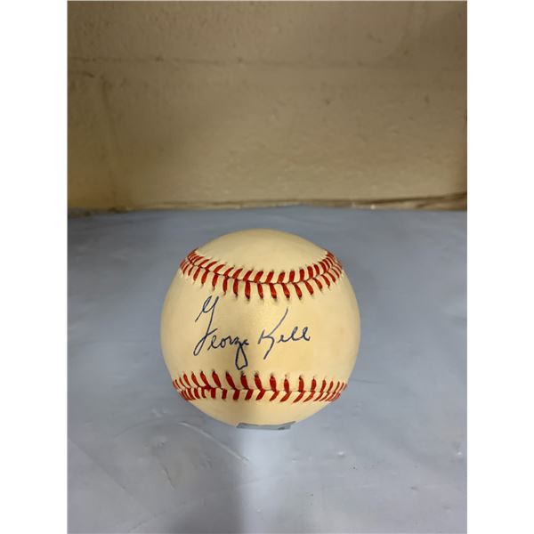 George Kell signed baseball