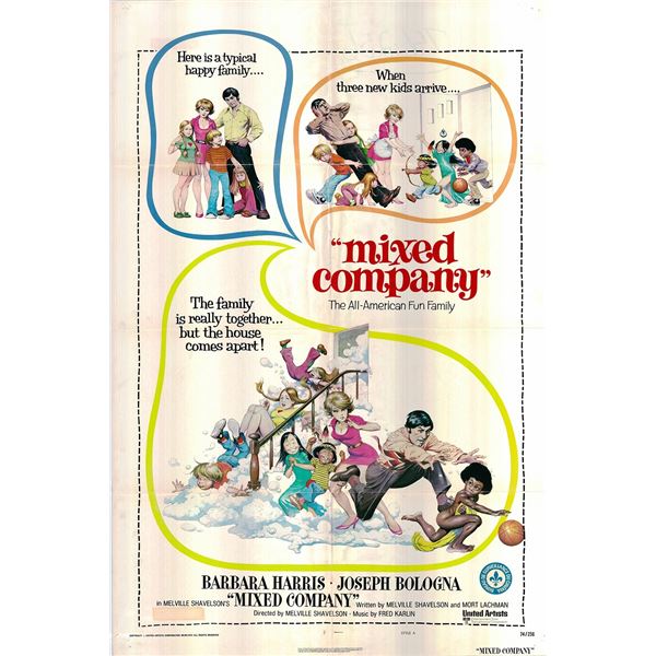 Mixed Company original 1974 vintage one sheet poster