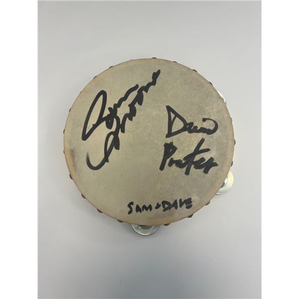 Sam & Dave signed tambourine