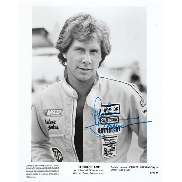 Stroker Ace Parker Stevenson signed photo