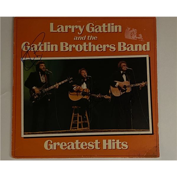 Larry Gatlin and the Gatlin Brothers Greatest Hits signed album