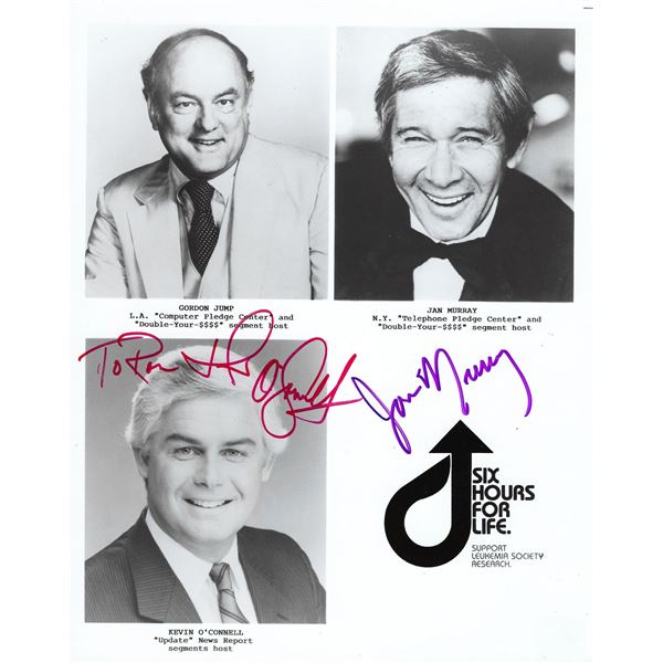 Kevin O'Connell and Jan Murray signed photo