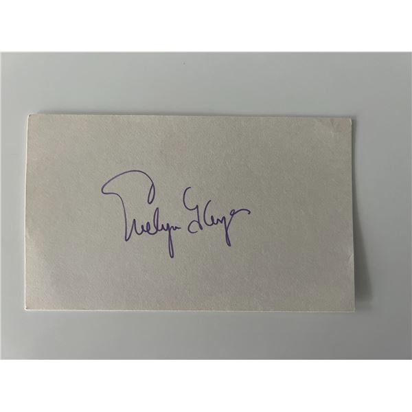 Evelyn Keyes original signature