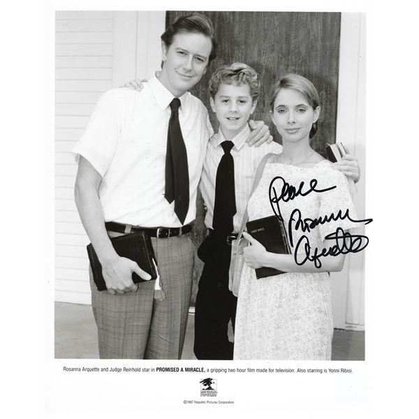Promised a Miracle Rosanna Arquette signed movie photo