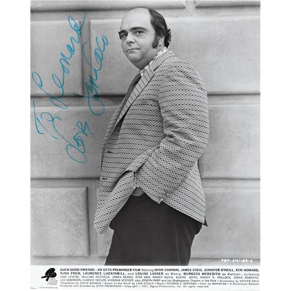 Such Good Friends James Coco signed movie photo