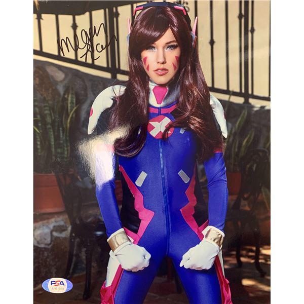 Megan Rain signed photo. PSA