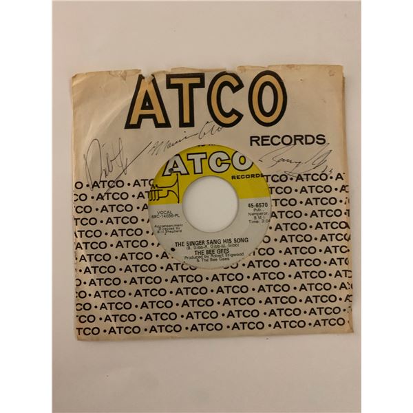 The Bee Gees signed 45 RPM