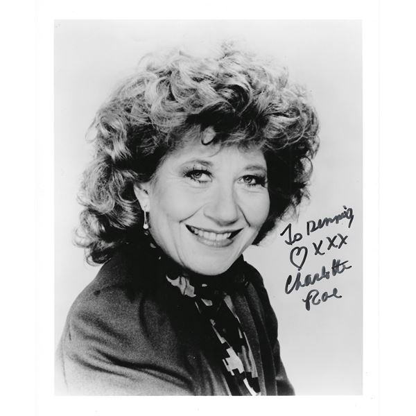 Charlotte Rae signed photo
