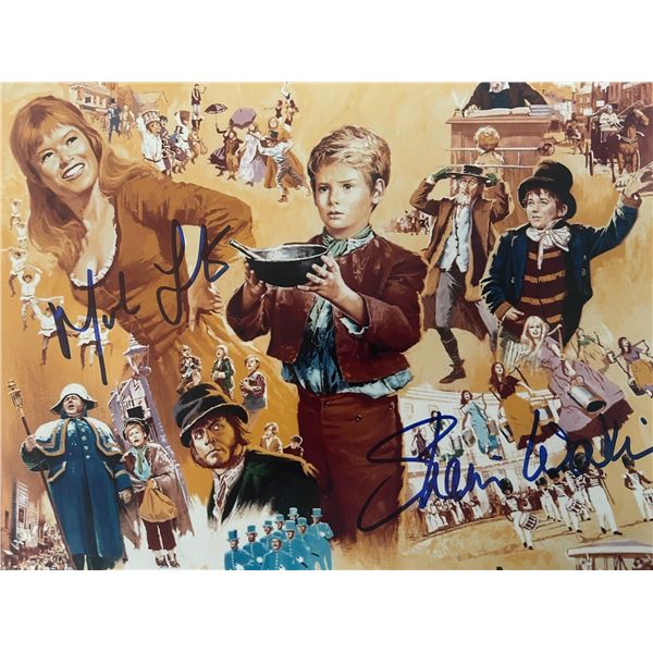 Oliver! Mark Lester and Shani Wallis signed movie promo