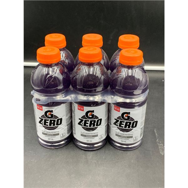 Gatorade G Zero Grape Electrolyte Beverage (6 x 591ml)