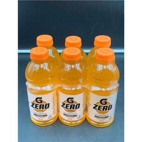 Gatorade G Zero Orange Electrolyte Beverage (6 x 591ml)