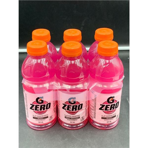 Gatorade G Zero Berry Electrolyte Beverage (6 x 591ml)
