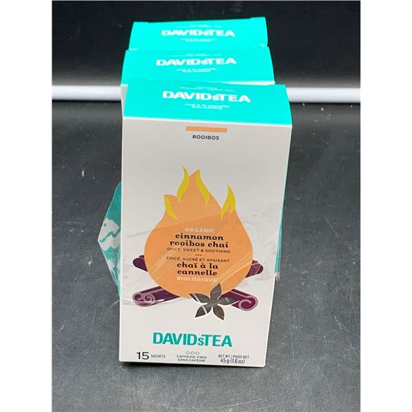 David's Tea Cinnamon Rooibos Chai Sachets (3 x 15)