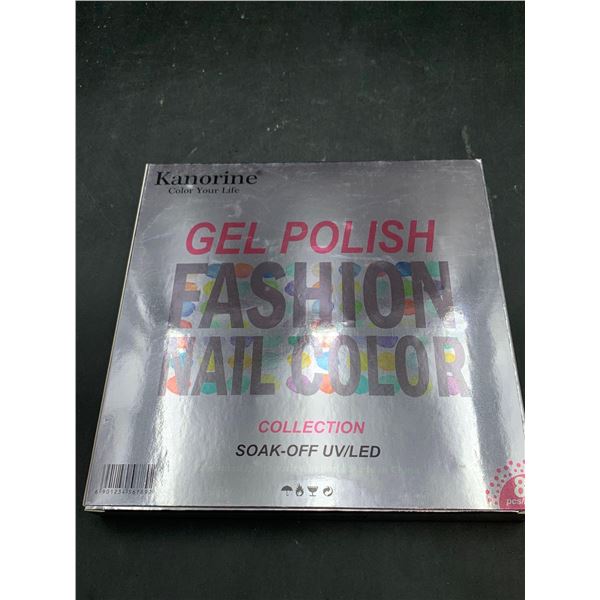 Kanorine Gel Polish Fashion Nail Colour Soak-Off UV/LED (8 pcs)