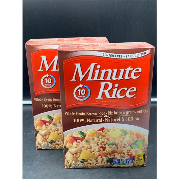 Minute Rice-Whole Grain Brown Rice (2 x 1.2kg)