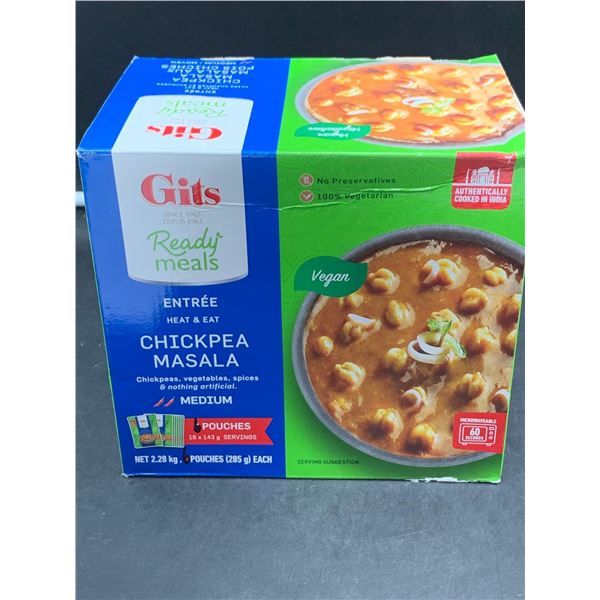 Gits Ready Meal Entree- Chickpea Masala (6 x 285g)