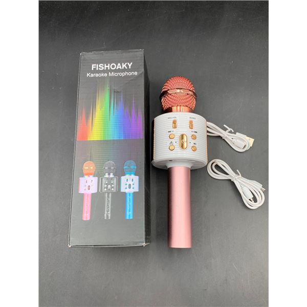 Fishoaky Karaoke Microphone