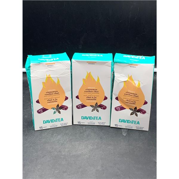 Davids Tea Organic Cinnamon Rooibos Chai (3 x 15 sachets)