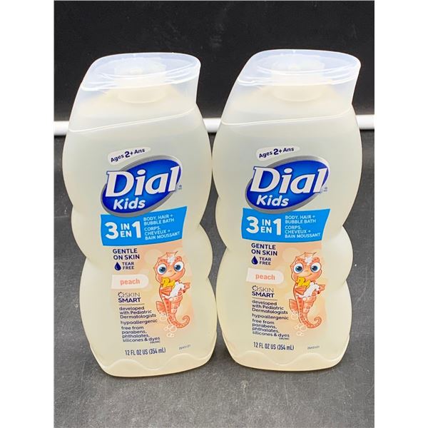 Dial Kids 3 in 1- Peach (2 x 354ml)