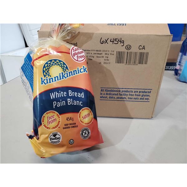 FROZEN - Kinnikinnick White Bread - Gluten, Dairy & Soy Free 6x454g