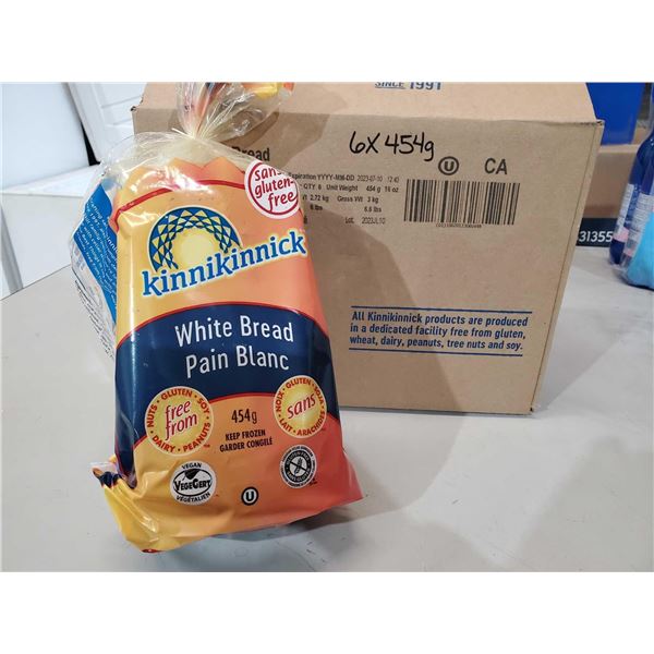FROZEN - Kinnikinnick White Bread - Gluten, Dairy & Soy Free 6x454g