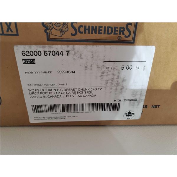 FROZEN - Schneiders Chicken Breasts - 5Kg, Sealed in Bag but Out of box