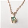 Image 1 : Silver Emerald App 30-35" Necklace, Suggested Retail Value $240