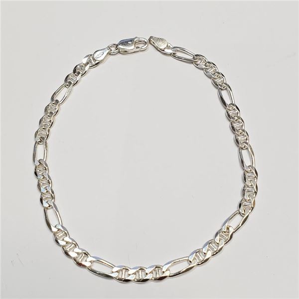 Silver Bracelet (~Size 7)(Ring is resizable for $40) (~length 8.5 inches), Suggested Retail Value $1