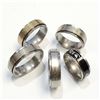 Image 1 : Stainless Steel Pack Of 5 Medication Spinning Ring (~Size 0) (~length 0 inches), Suggested Retail Va