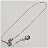 Image 2 : Silver Anklet (~Size 0) (~length 0 inches), Suggested Retail Value $30