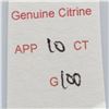 Image 3 : Genuine Citrine(10ct) (~Size 0) (~length 0 inches), Suggested Retail Value $100
