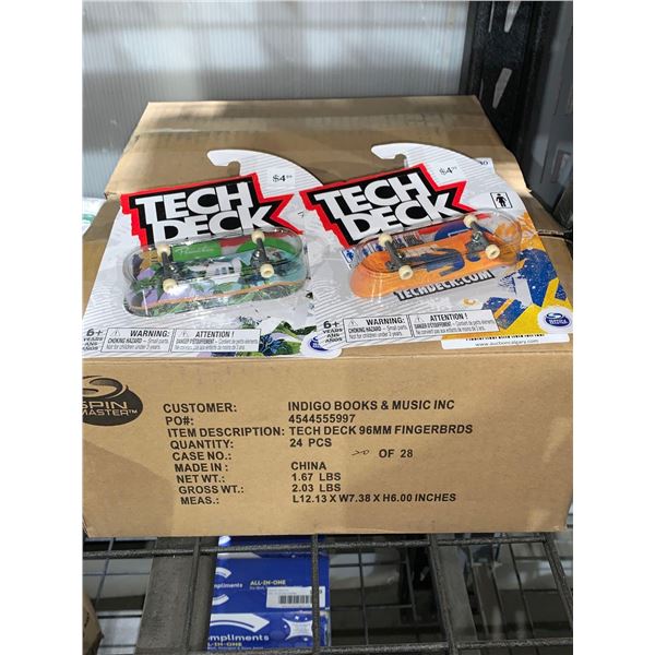 CASE LOT - Spin Master Tech Deck Finger Boards 24 pack