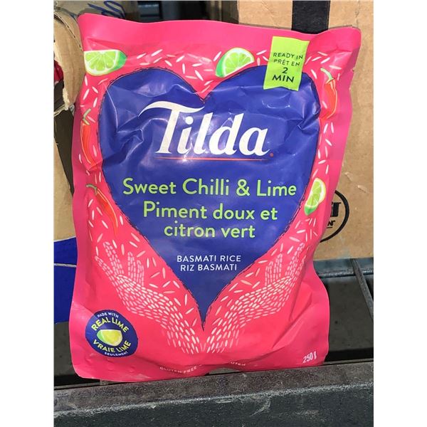 CASE LOT - Tilda Sweet Chili & Lime Basmati rice 6 x 250g