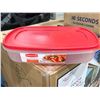 Image 3 : CASE LOT - Rubbermaid 5.6L Rectangular Container box of 2