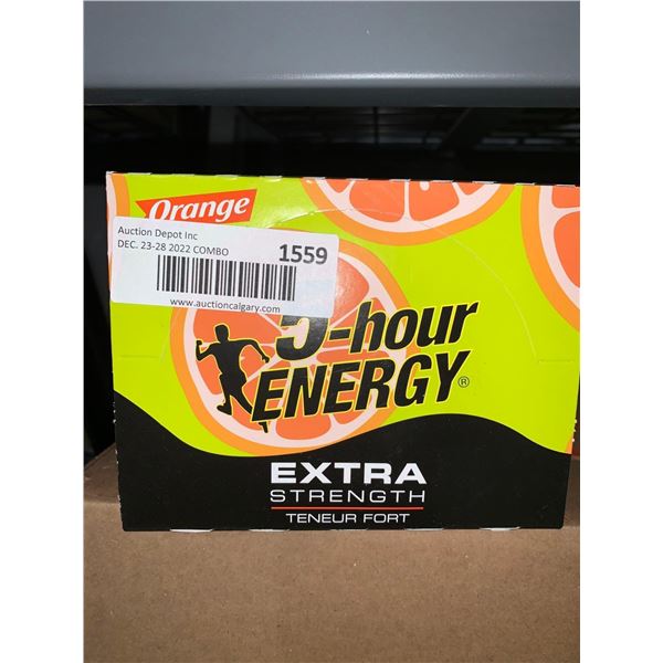 CASE LOT - 5-Hour Energy Extra strength Orange 12 x 57ml