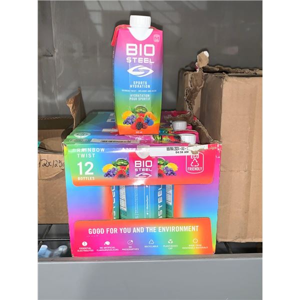 CASE LOT - Bio Steele Sports Hydration Rainbow Twist 12 x 500ml