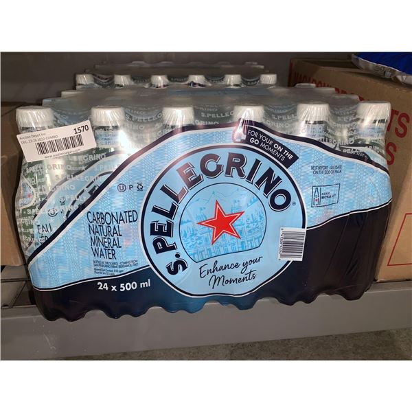 CASE LOT - S.Pellegrino Carbonated Natural Mineral Water 24x500ml
