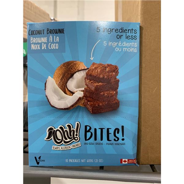 CASE LOT - OHH! Bites Coconut Brownies 60 packs