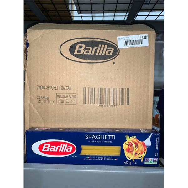 CASE LOT - Barilla Spaghetti 20 x 410g