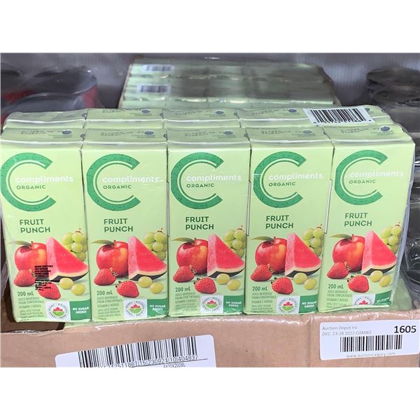 Case Lot - Compliments Fruit Punch Juice Box 4 x 10 x 200ml