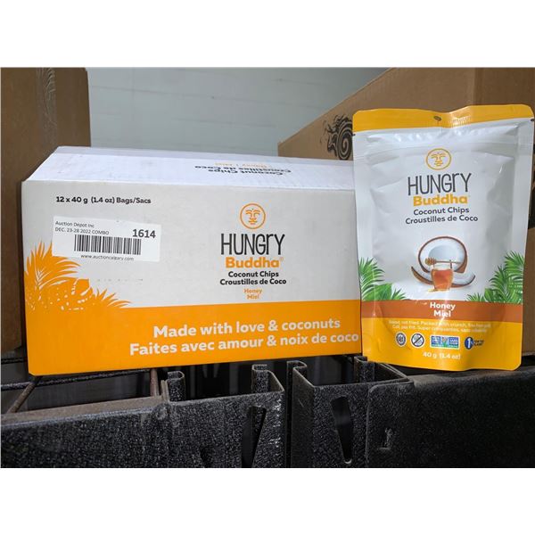 Case Lot - Hungry Buddha Coconut Chips 12 x 40g