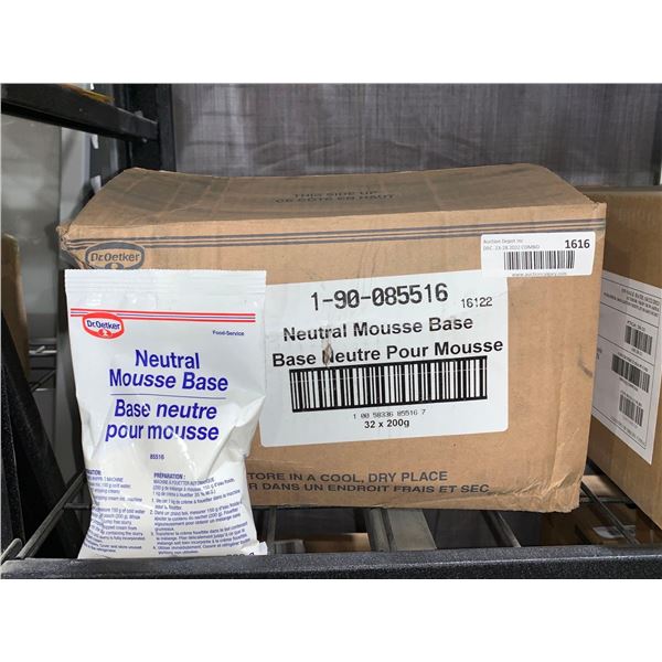 Case Lot - Dr.Oetker Neutral Mousse Base 32 x 200g