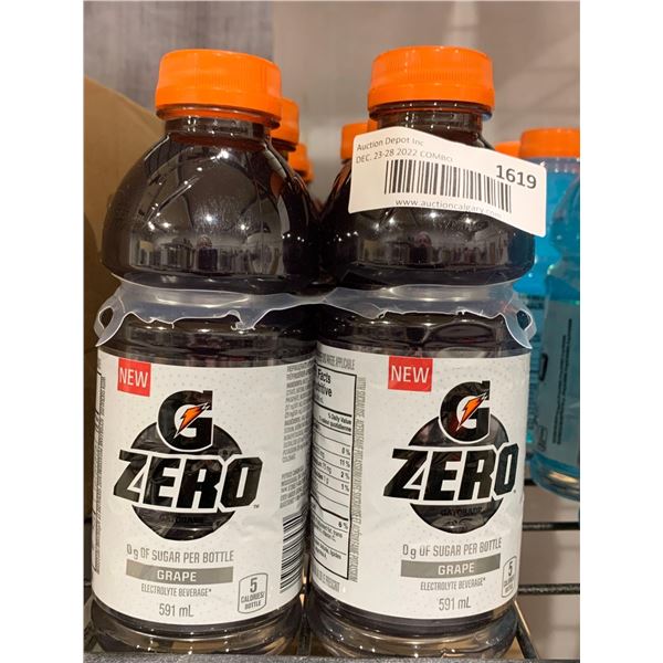 Case Lot - G Zero Sugar Free Grape Flavor 12 x 591ml