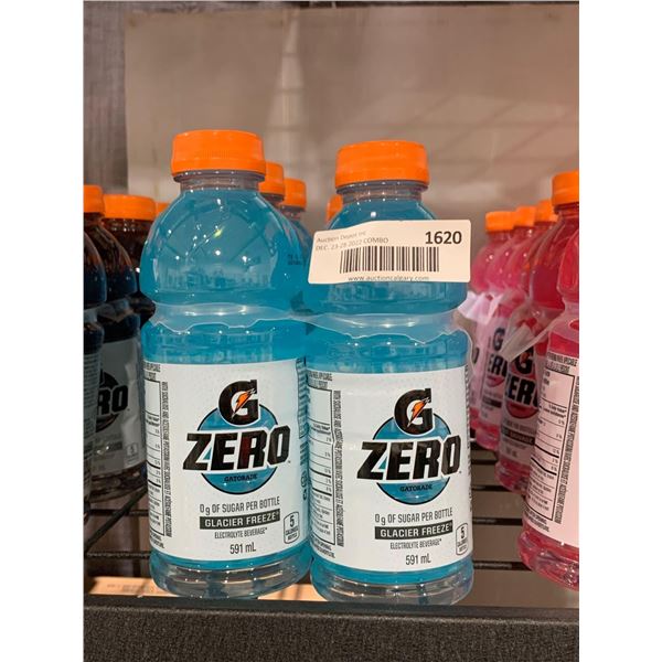 Case Lot - G Zero Sugar Free Glacier Freeze Flavor 12 x 591ml